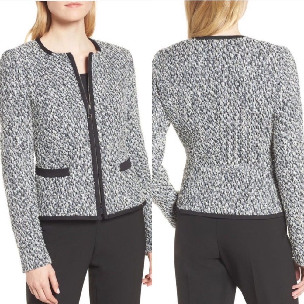 Hugo Boss Kalaila Tweed Blazer Jacket